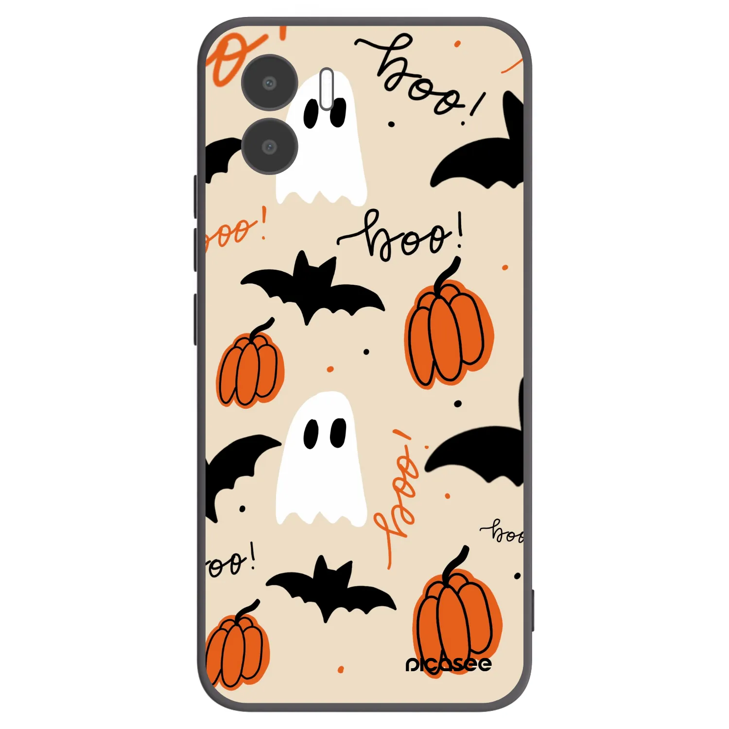 Picasee Xiaomi Redmi A2 Hülle - Schwarzes Silikon - Halloween 26