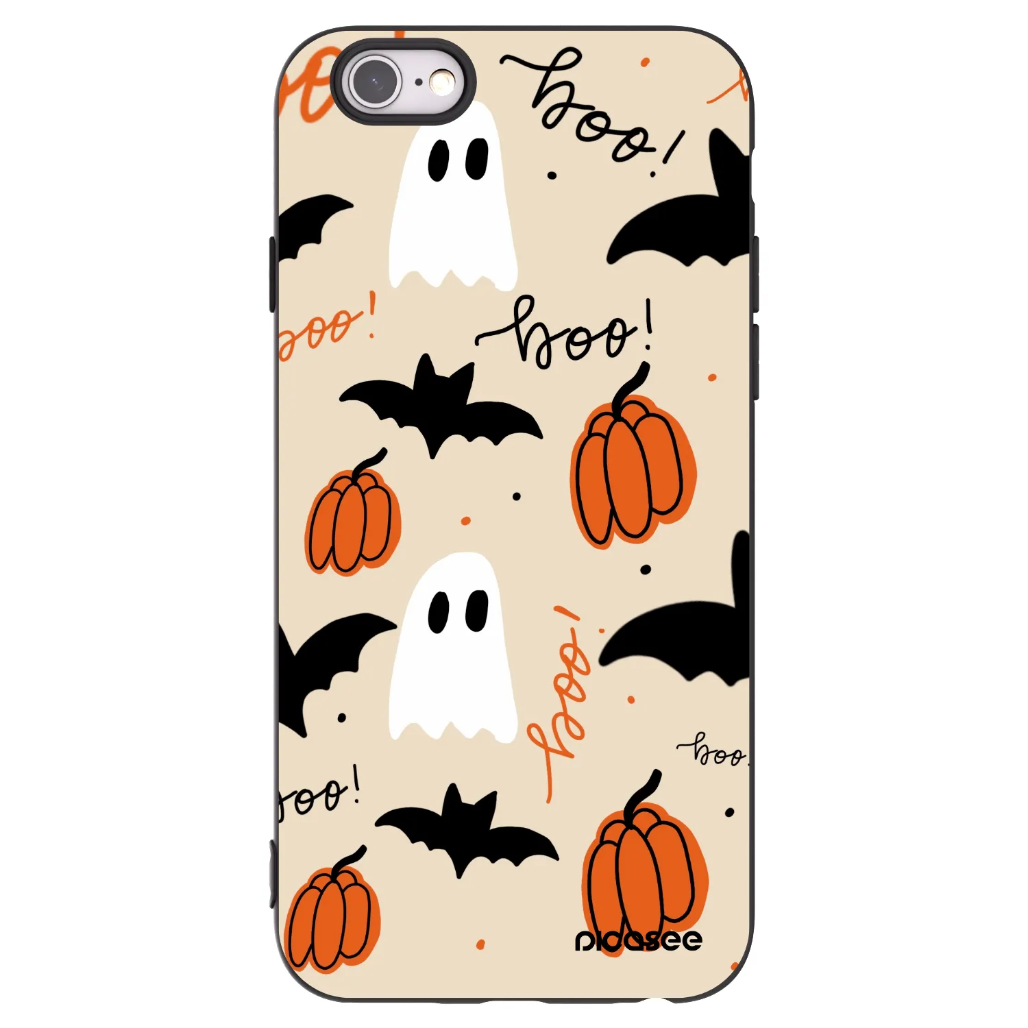 Picasee Apple iPhone 6/6S Hülle - Schwarzes Silikon - Halloween 26