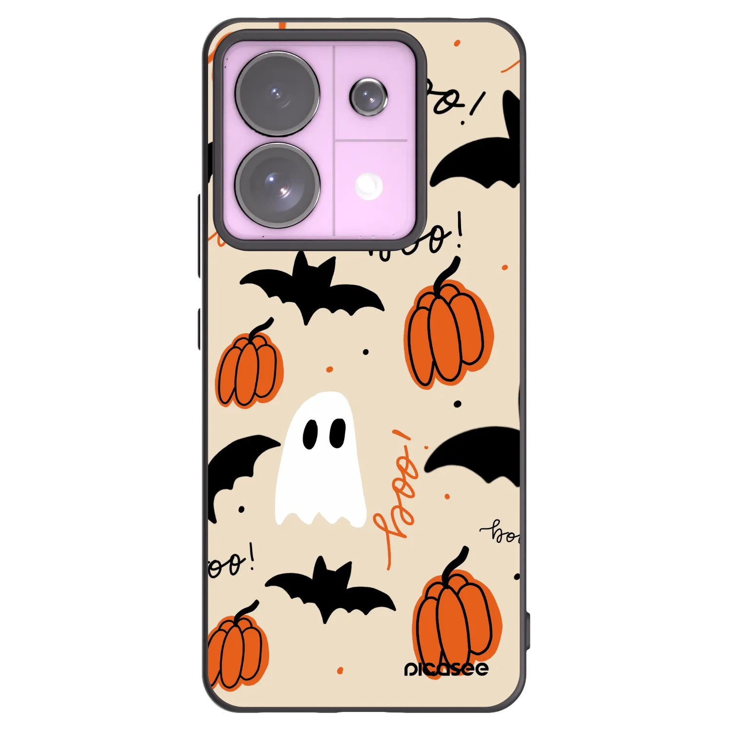 Picasee Xiaomi Redmi Note 13 Pro 5G Hülle - Schwarzes Silikon - Halloween 26