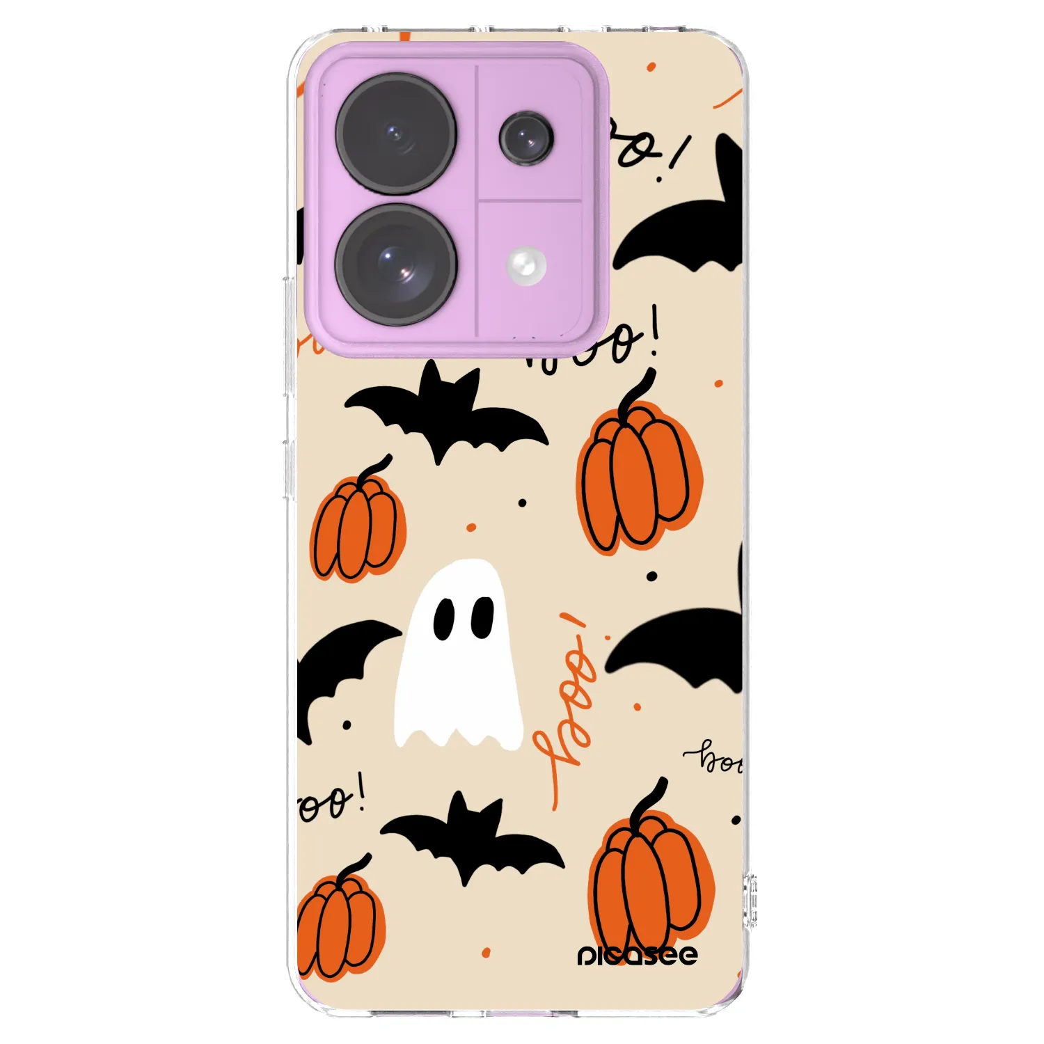 Picasee Xiaomi Redmi Note 13 Pro 5G Hülle - Transparentes Silikon - Halloween 26