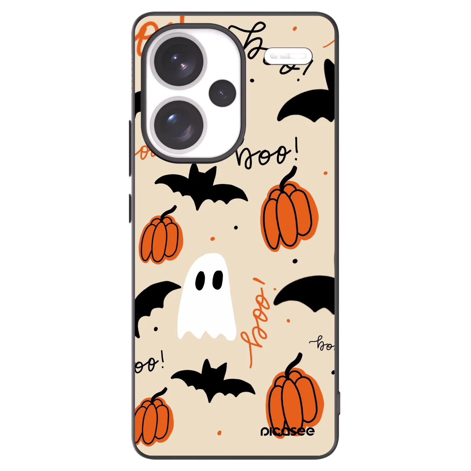 Picasee Xiaomi Redmi Note 13 Pro+ 5G Hülle - Schwarzes Silikon - Halloween 26