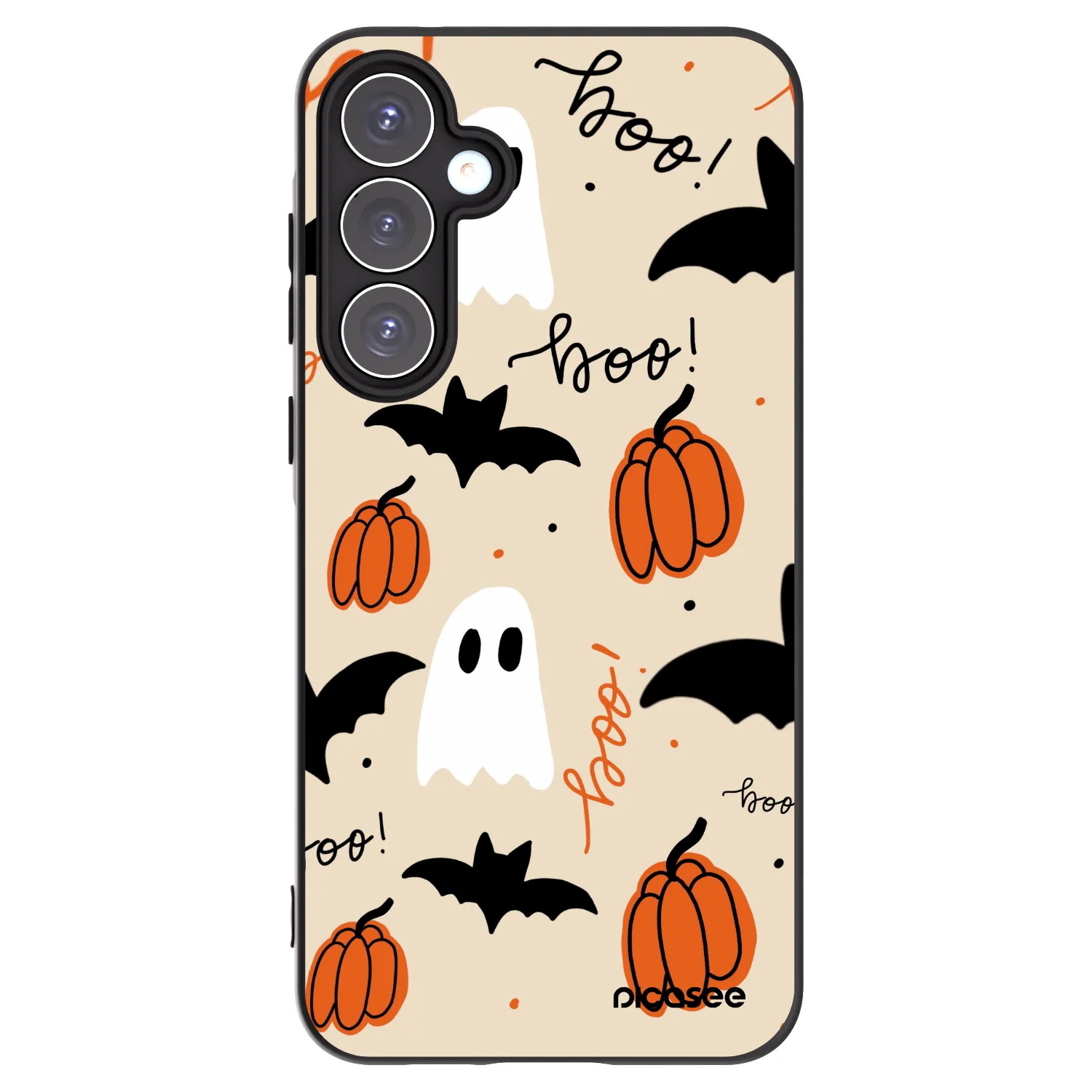 Picasee Samsung Galaxy A55 5G A556B Hülle - Schwarzes Silikon - Halloween 26