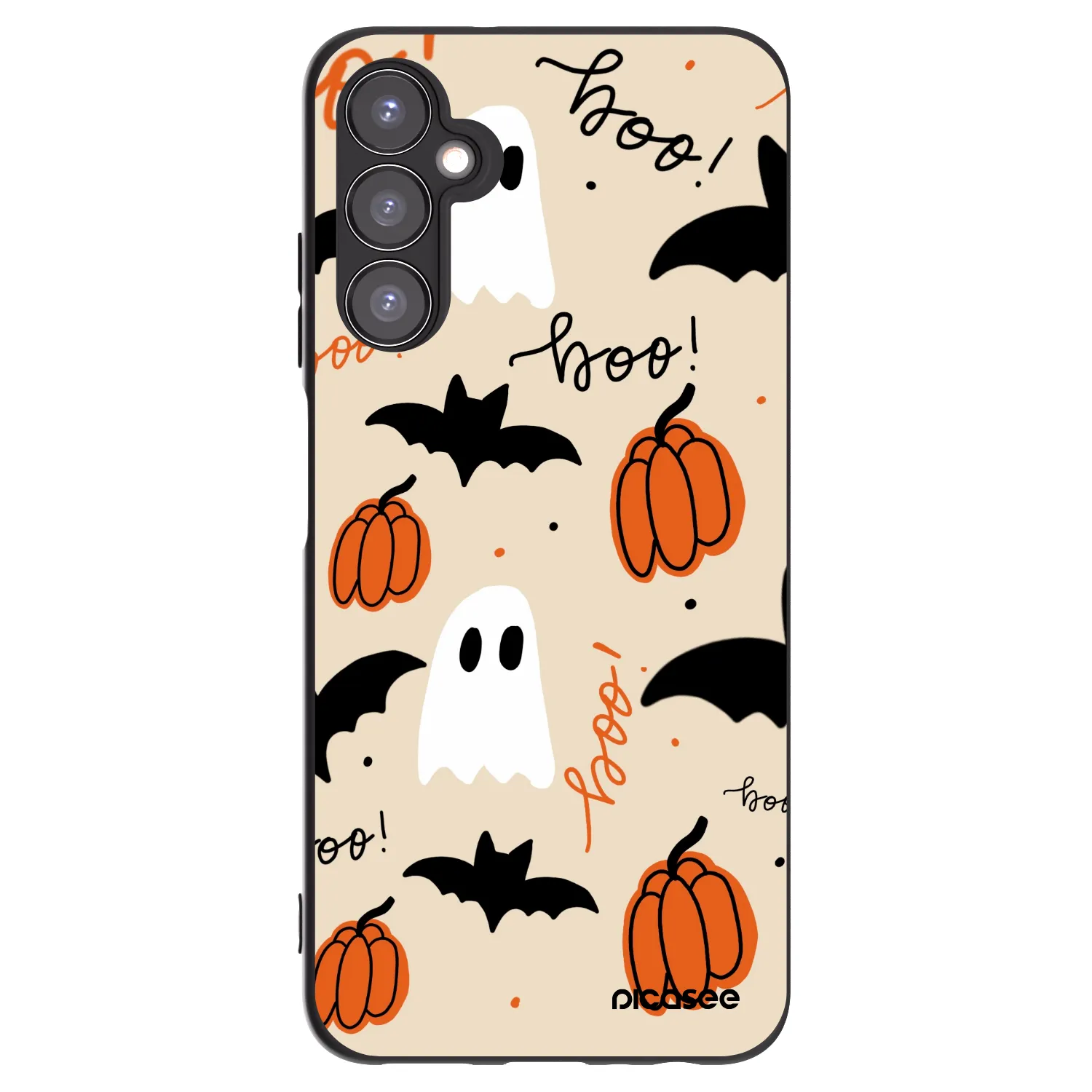 Picasee Samsung Galaxy A05s A057G Hülle - Schwarzes Silikon - Halloween 26