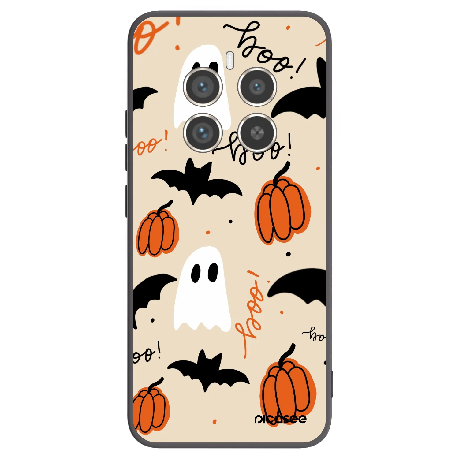 Picasee Realme 12 Pro 5G Hülle - Schwarzes Silikon - Halloween 26