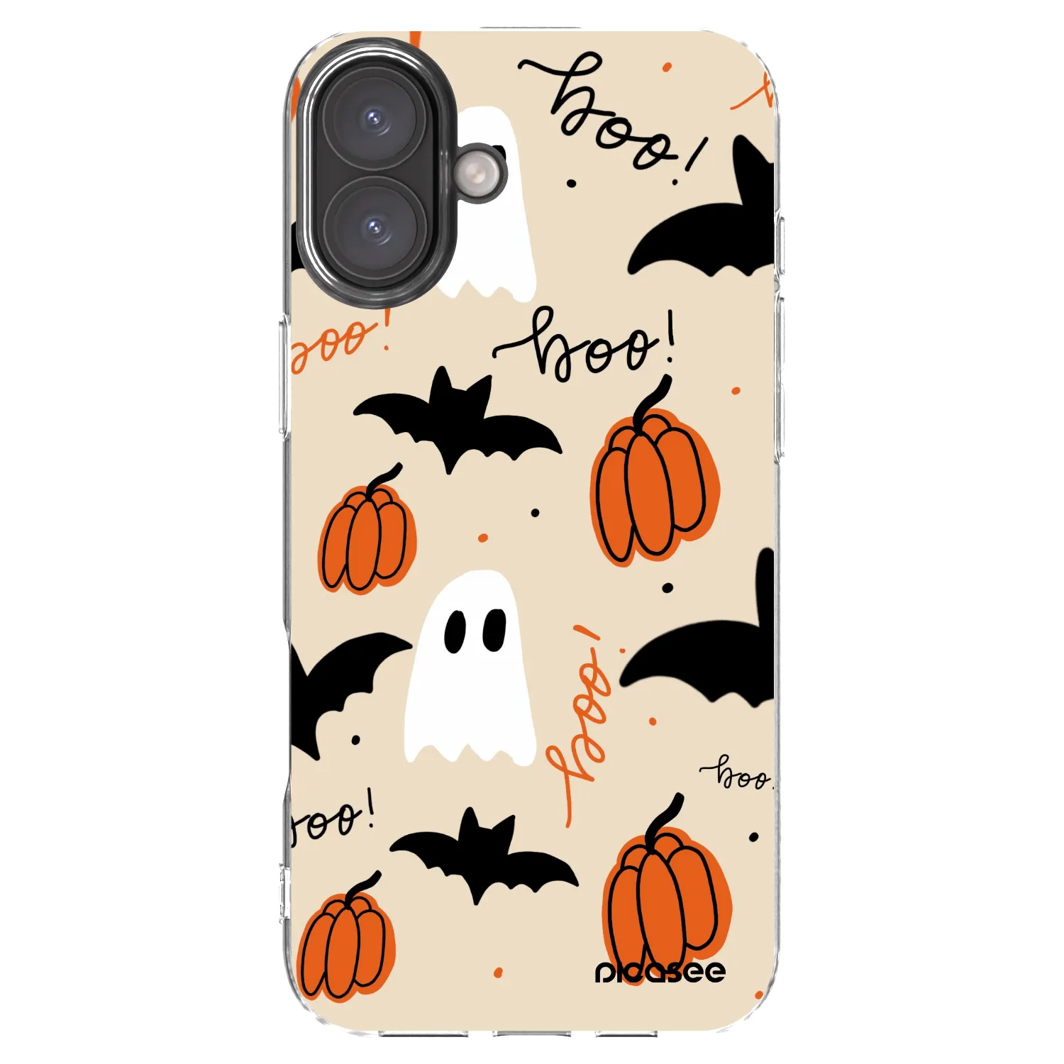 Picasee Apple iPhone 16 Plus Hülle - Transparentes Silikon - Halloween 26