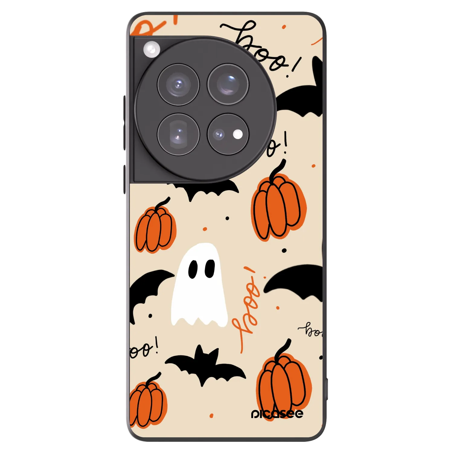 Picasee OnePlus 12 5G Hülle - Schwarzes Silikon - Halloween 26