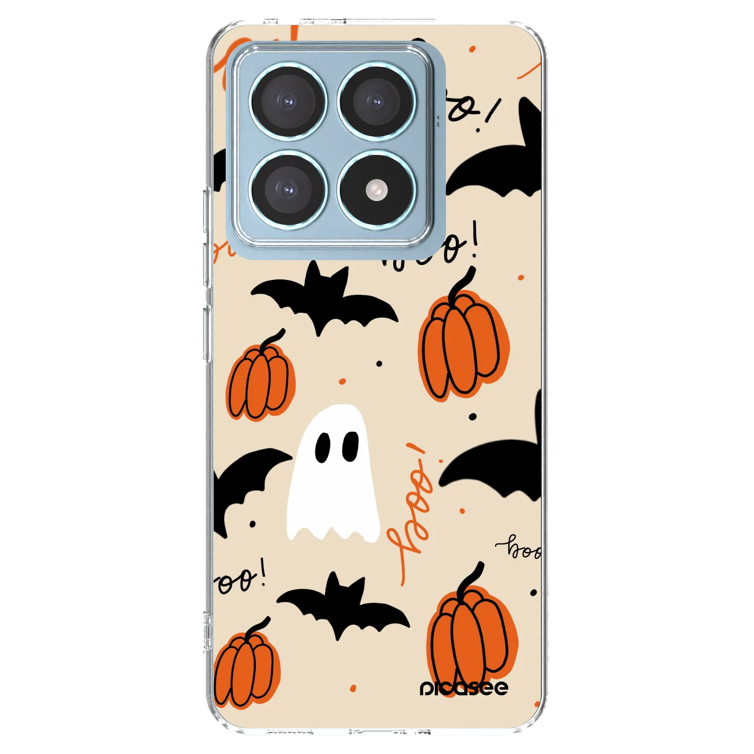 Picasee Xiaomi 14T Pro Hülle - Transparentes Silikon - Halloween 26