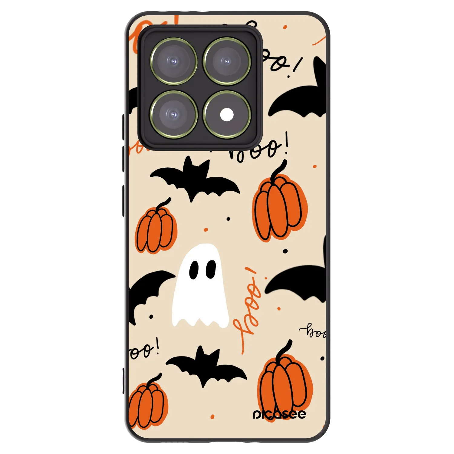 Picasee Xiaomi 14T Hülle - Schwarzes Silikon - Halloween 26