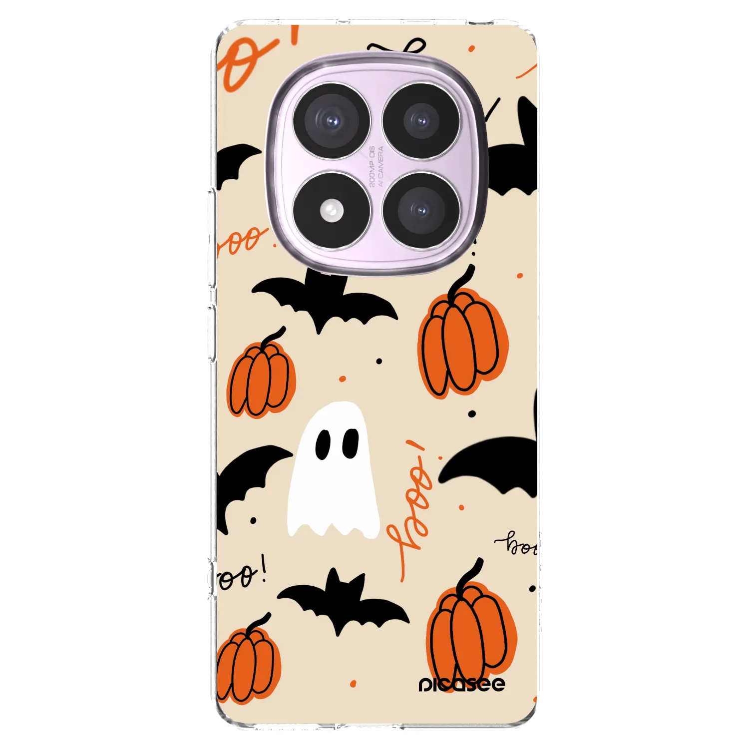 Picasee Xiaomi Redmi Note 14 Pro 5G Hülle - Transparentes Silikon - Halloween 26