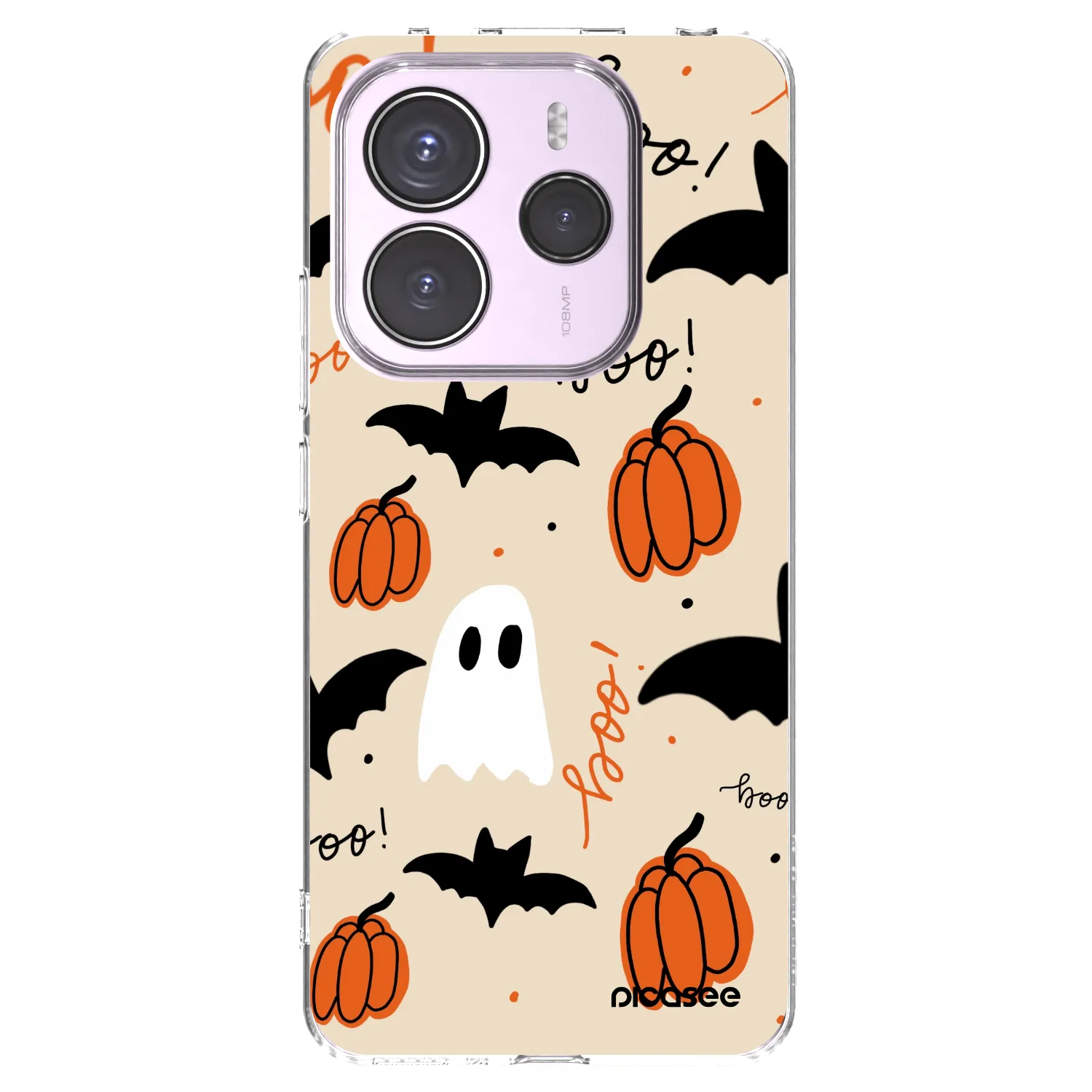 Picasee Xiaomi Redmi Note 14 5G Hülle - Transparentes Silikon - Halloween 26