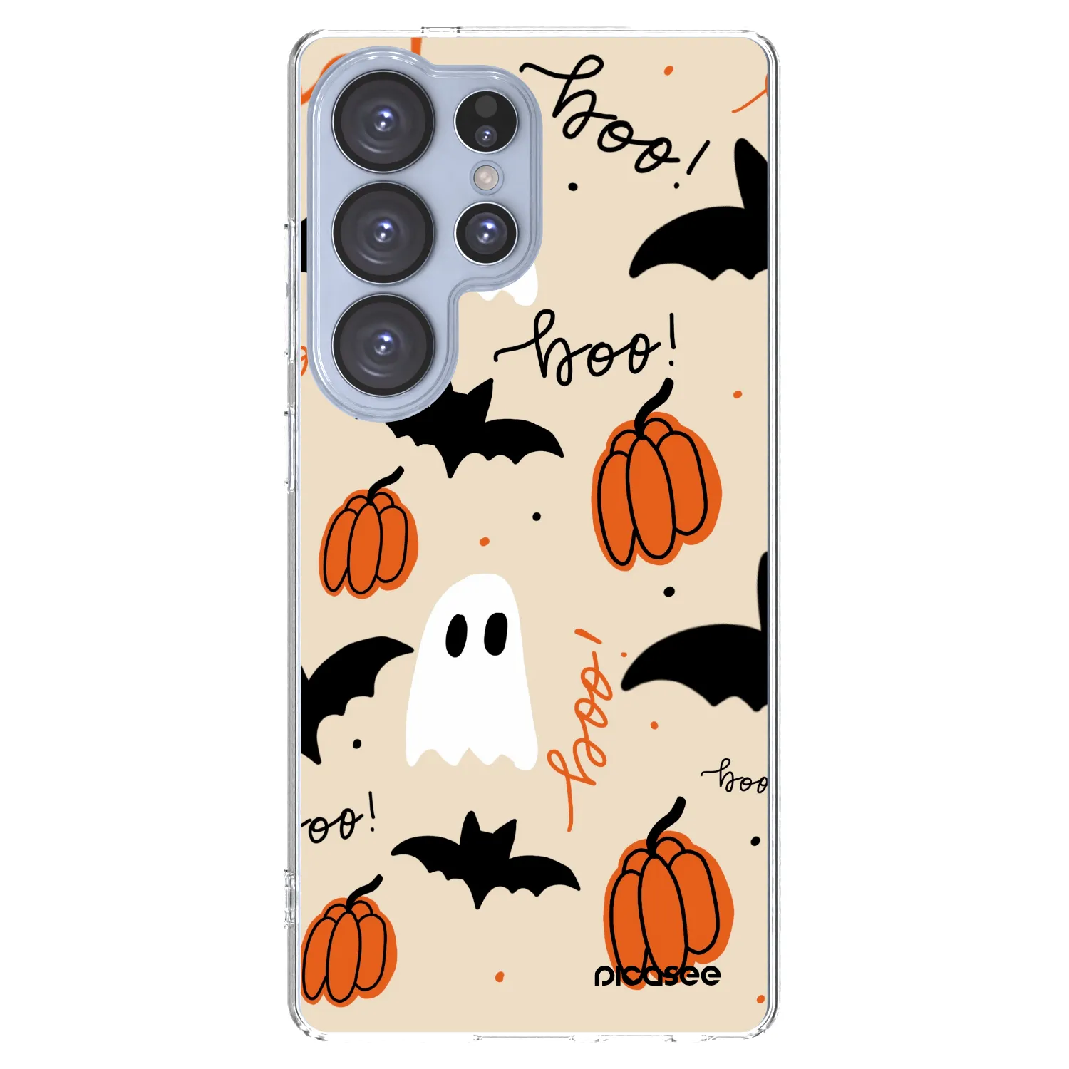 Picasee Samsung Galaxy S25 Ultra 5G Hülle - Transparentes Silikon - Halloween 26