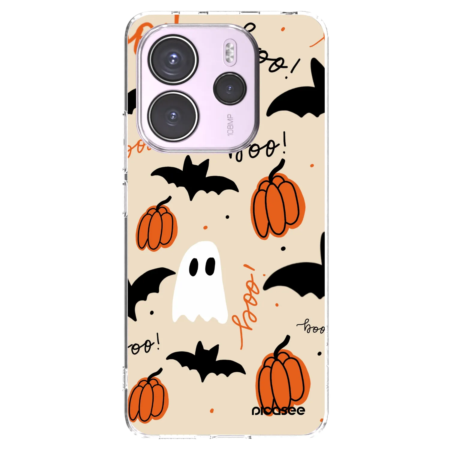 Picasee Xiaomi Redmi Note 14 4G Hülle - Transparentes Silikon - Halloween 26
