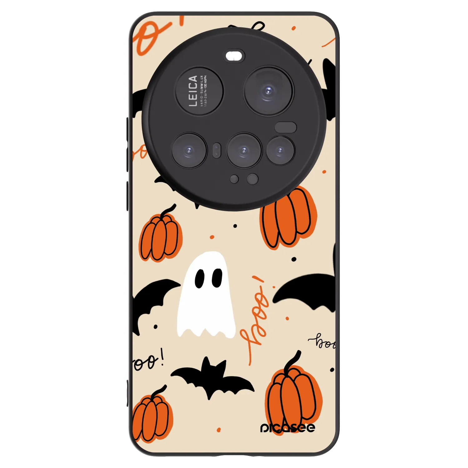 Picasee Xiaomi 15 Ultra Hülle - Schwarzes Silikon - Halloween 26