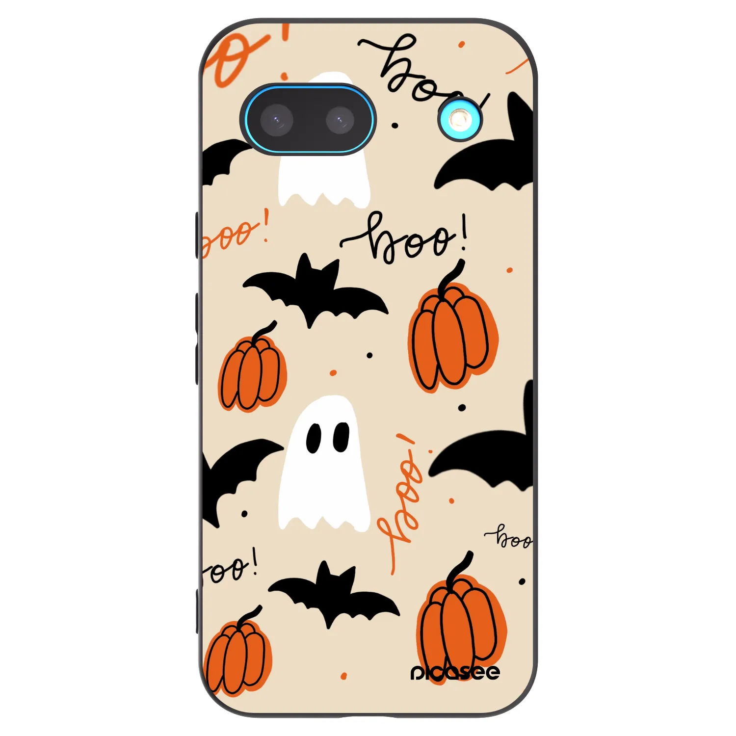 Picasee Google Pixel 8 Hülle - Schwarzes Silikon - Halloween 26