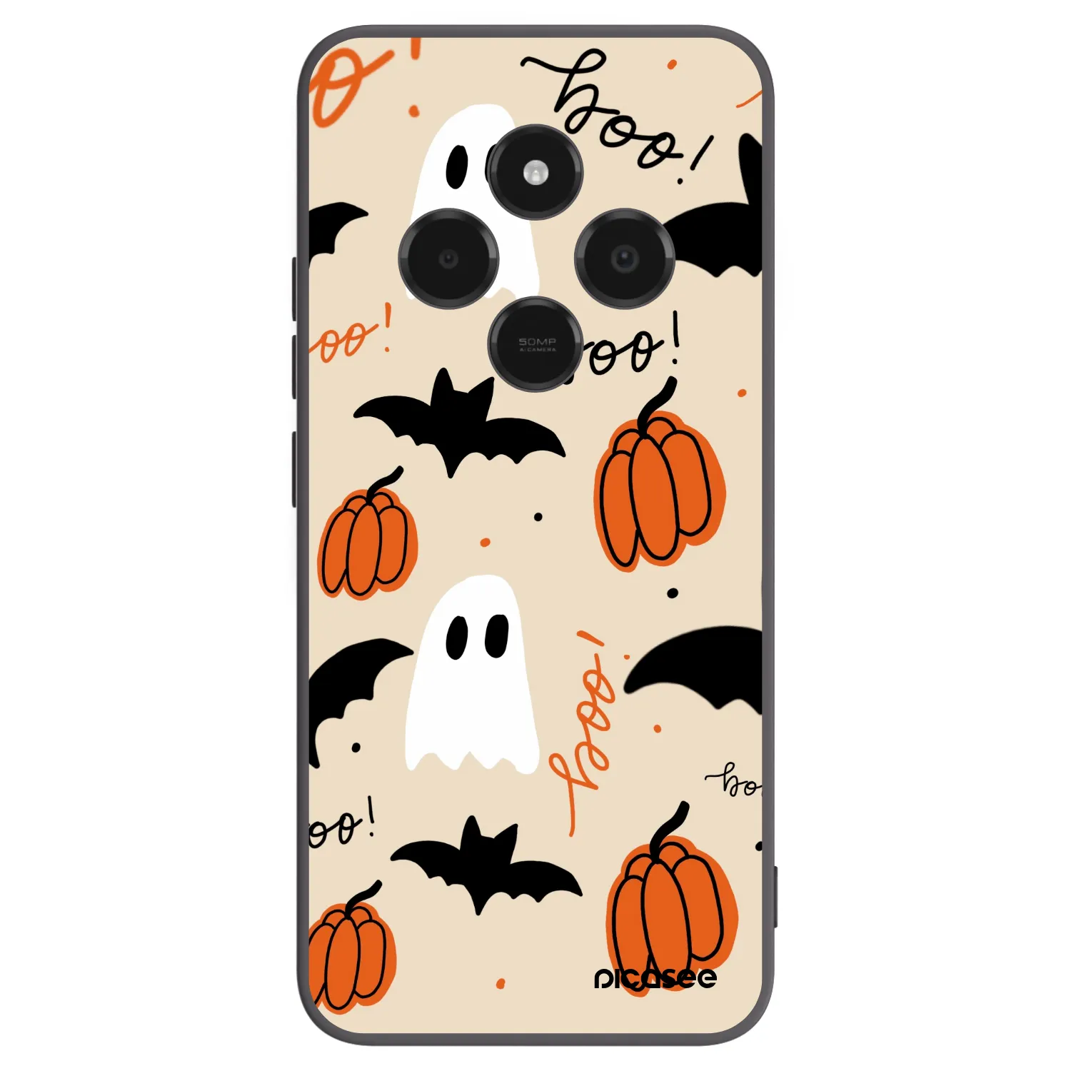 Picasee Xiaomi Poco C75 Hülle - Schwarzes Silikon - Halloween 26
