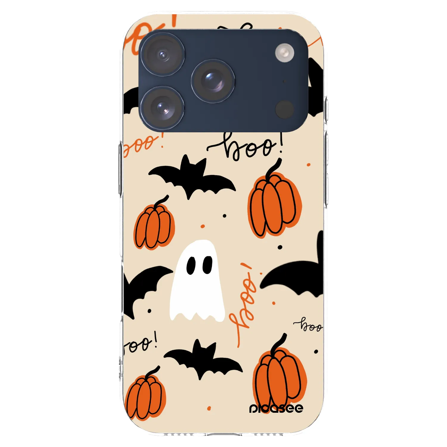 Picasee Apple iPhone 17 Pro Hülle - Transparentes Silikon - Halloween 26
