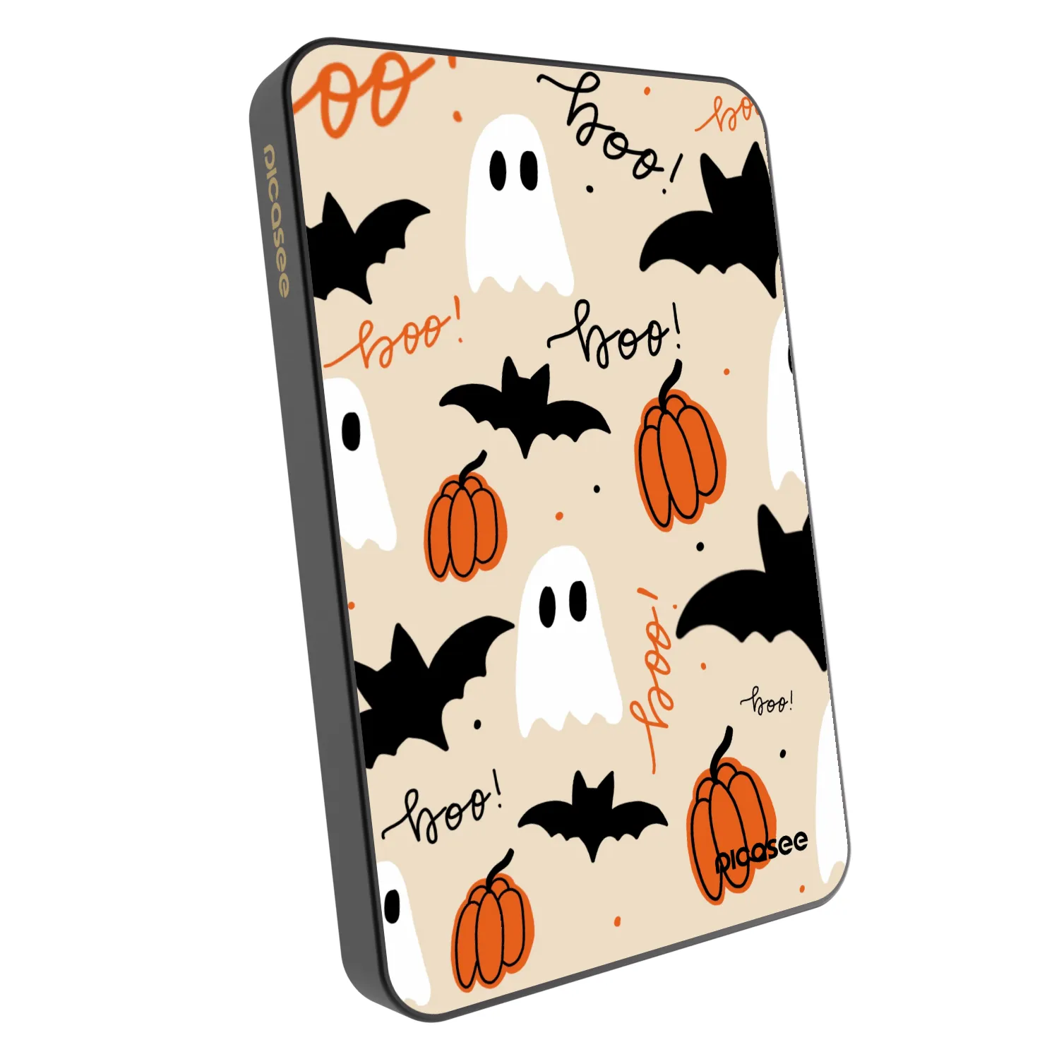 Picasee Powerbank mit MagSafe 5 000 mAh Grau - Halloween 26