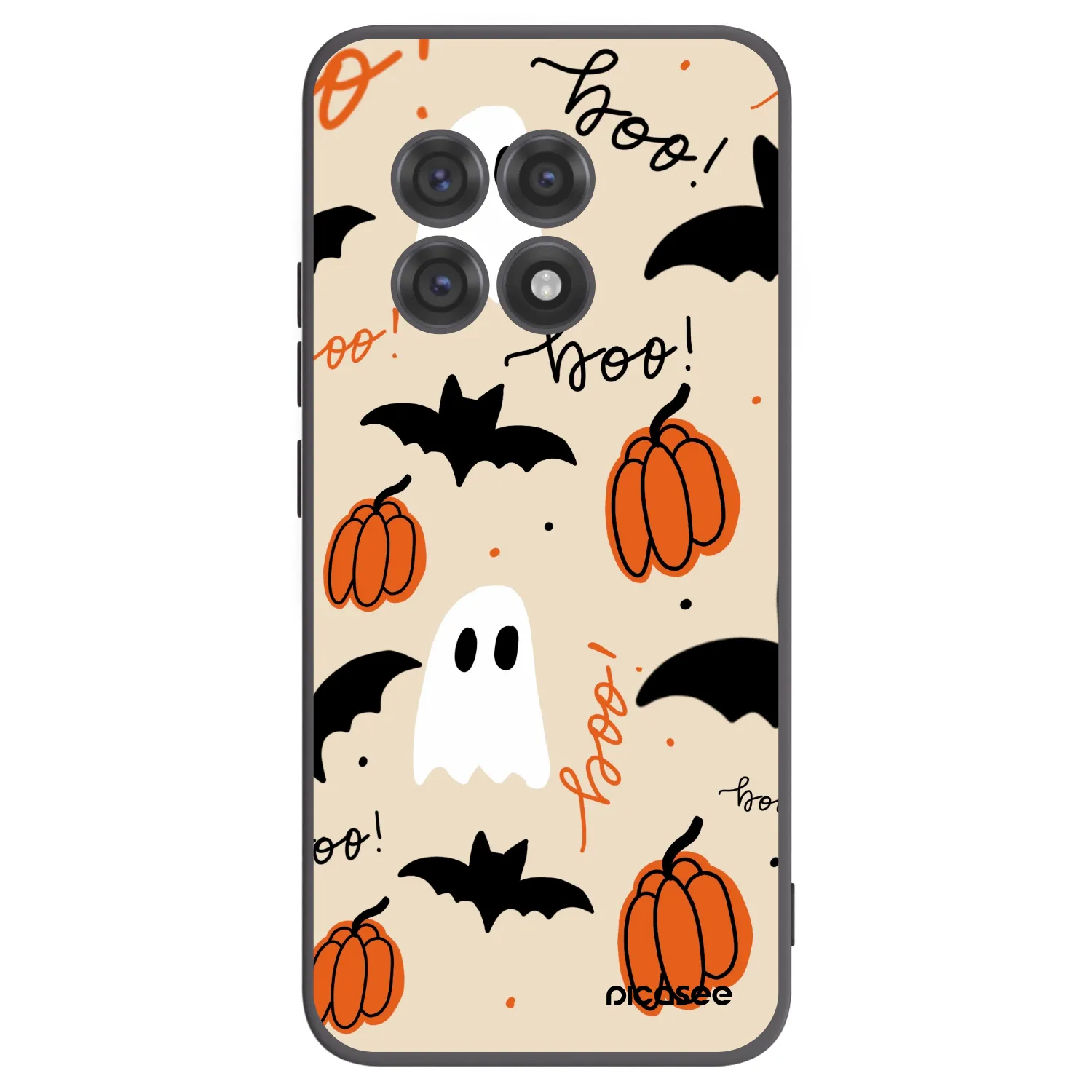Picasee OnePlus 13R 5G Hülle - Schwarzes Silikon - Halloween 26