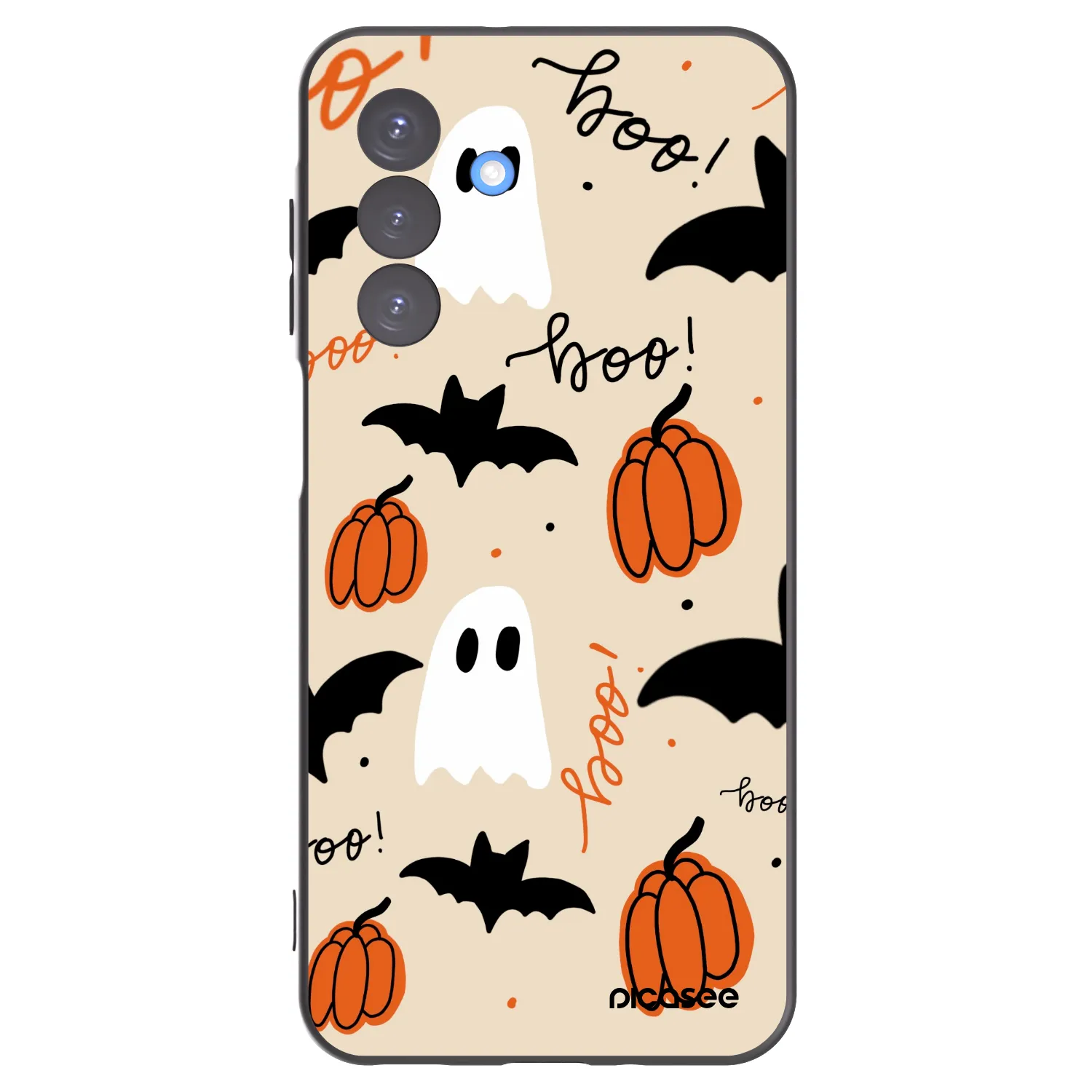 Picasee Samsung Galaxy A17 5G Hülle - Schwarzes Silikon - Halloween 26