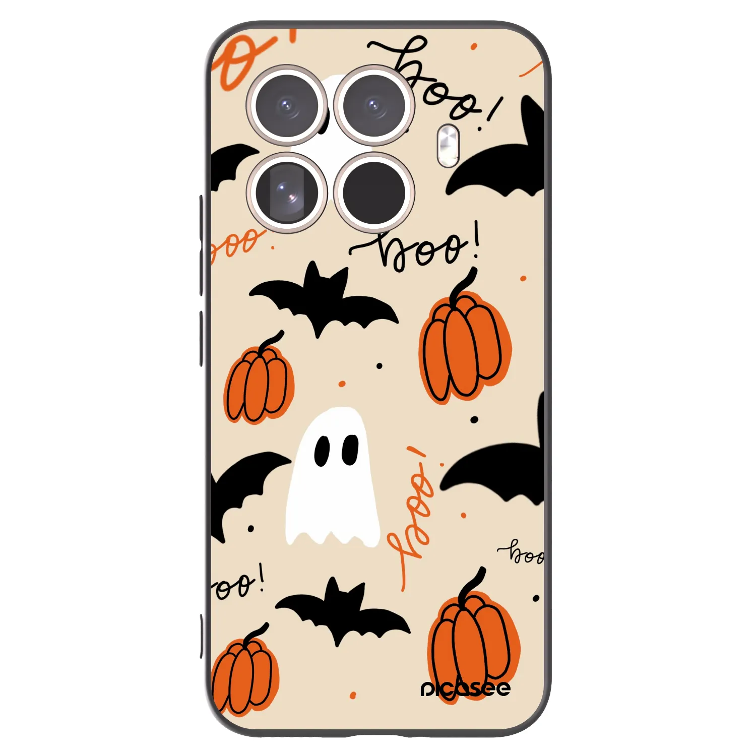 Picasee Xiaomi 15T Pro Hülle - Schwarzes Silikon - Halloween 26