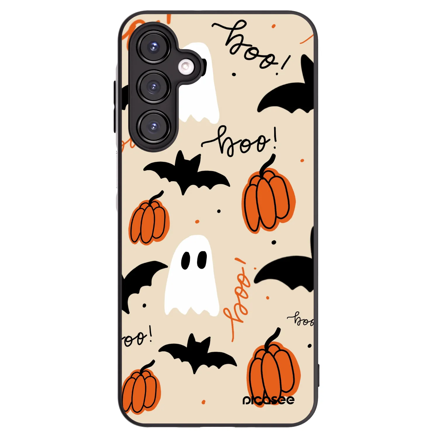 Picasee Samsung Galaxy A16 4G Hülle - Schwarzes Silikon - Halloween 26