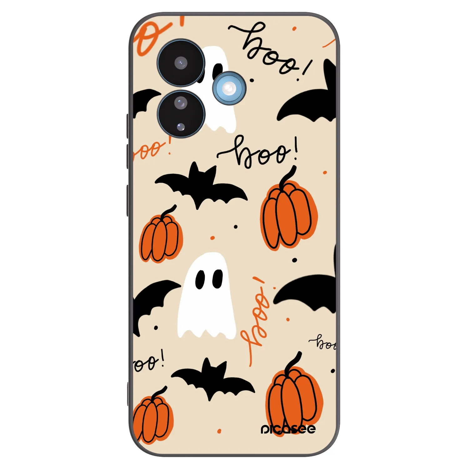 Picasee Xiaomi Redmi Note 17 Pro 5G Hülle - Schwarzes Silikon - Halloween 26