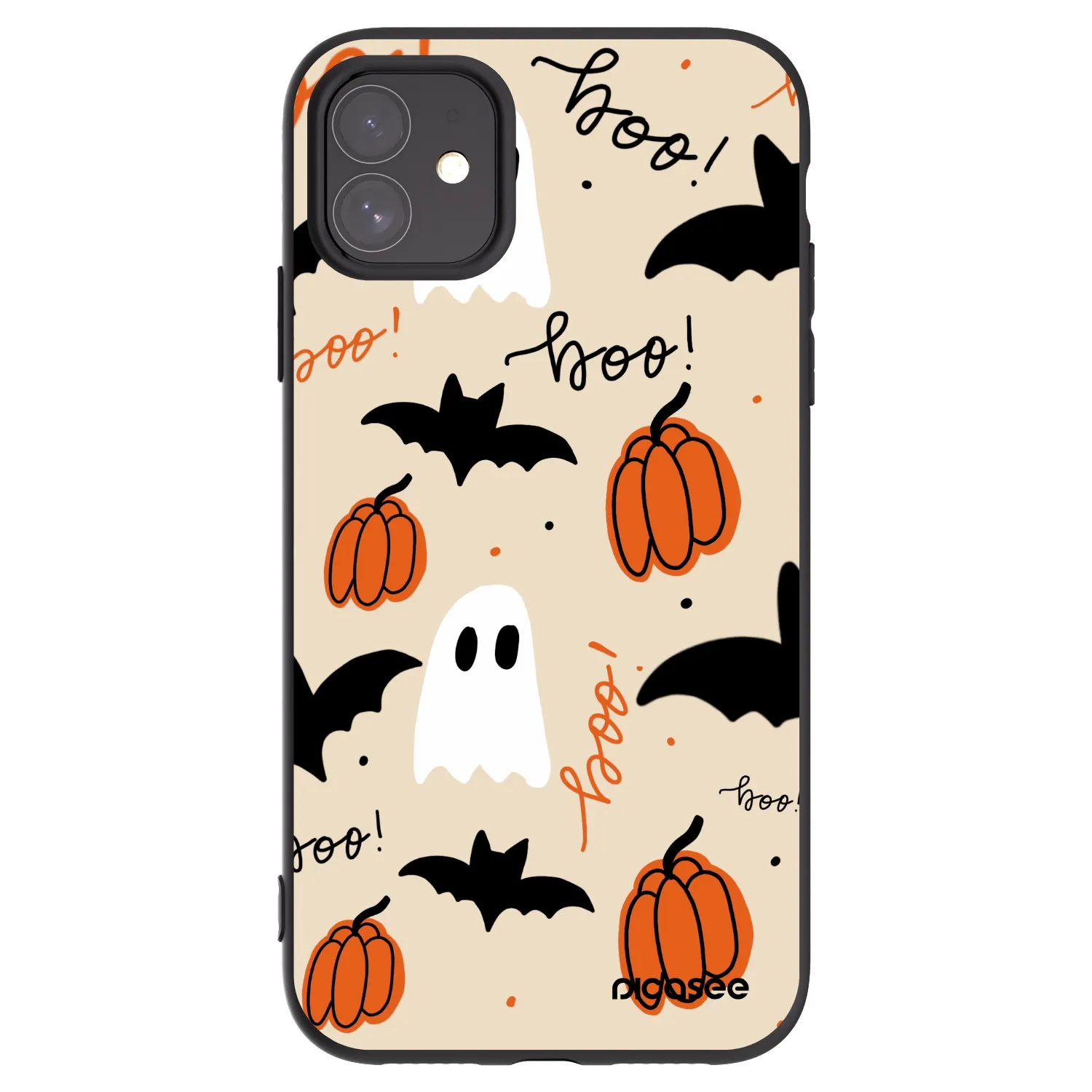 Picasee Apple iPhone 11 Hülle - Schwarzes Silikon - Halloween 26