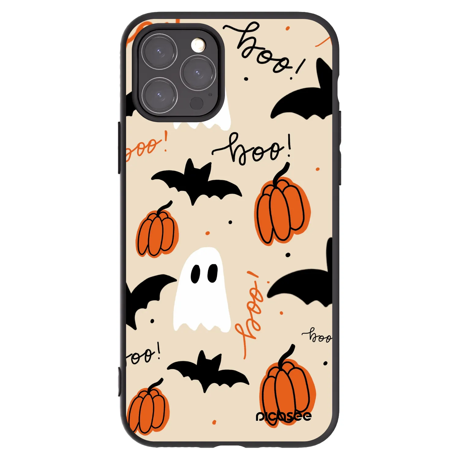 Picasee Apple iPhone 11 Pro Hülle - Schwarzes Silikon - Halloween 26