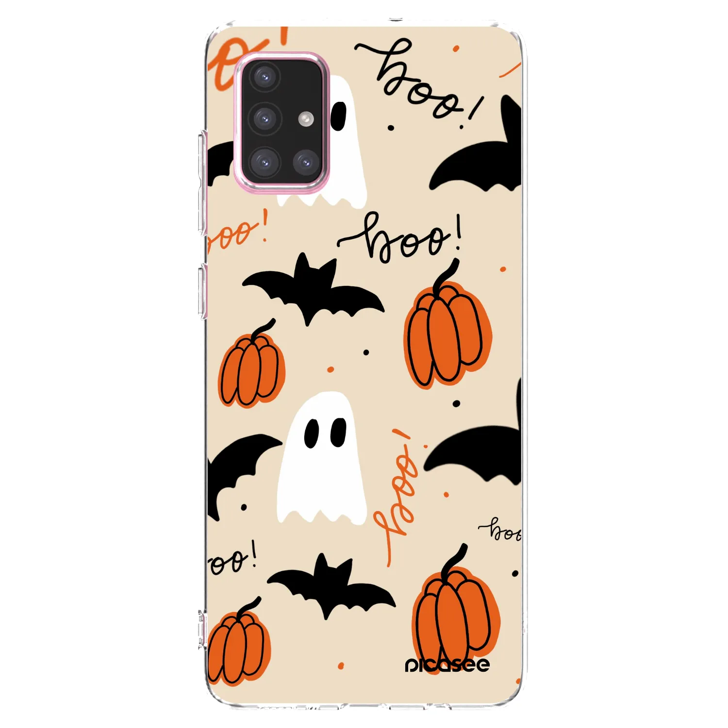 Picasee Samsung Galaxy A71 A715F Hülle - Transparentes Silikon - Halloween 26