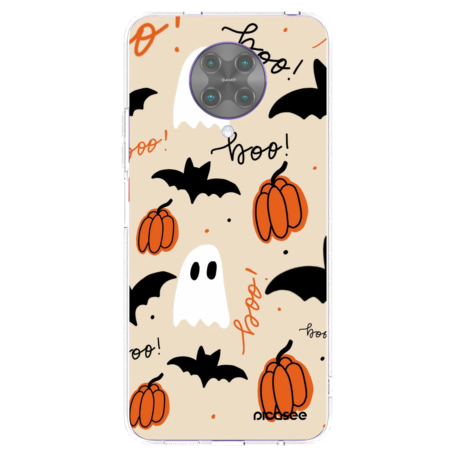 Picasee Xiaomi Poco F2 Pro Hülle - Transparentes Silikon - Halloween 26