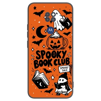Hülle für Motorola Moto G9 Play - Spooky book club