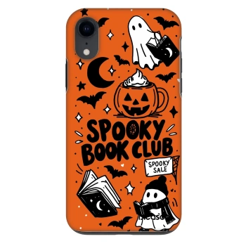 Hülle für Apple iPhone XR - Spooky book club