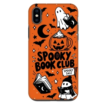 Hülle für Apple iPhone XS Max - Spooky book club