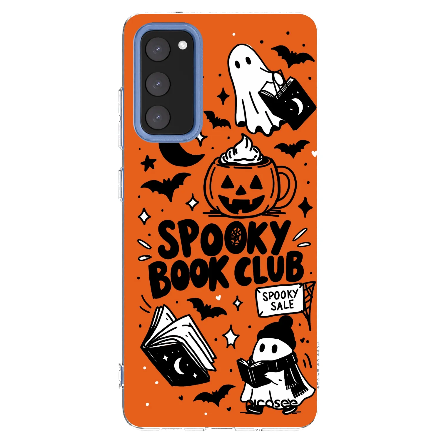 Picasee Samsung Galaxy S20 FE Hülle - Transparentes Silikon - Spooky book club