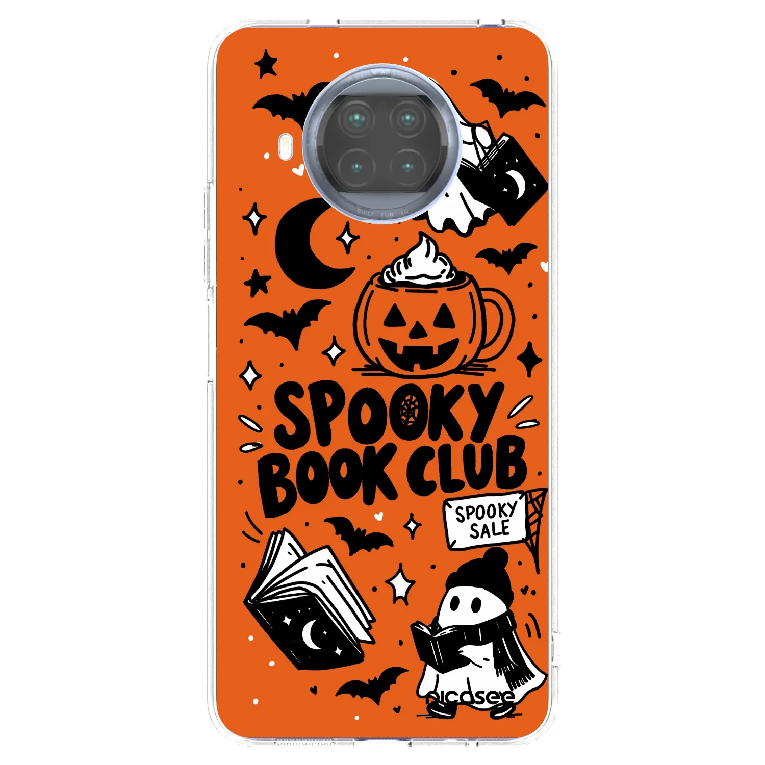 Picasee Xiaomi Mi 10T Lite Hülle - Transparentes Silikon - Spooky book club