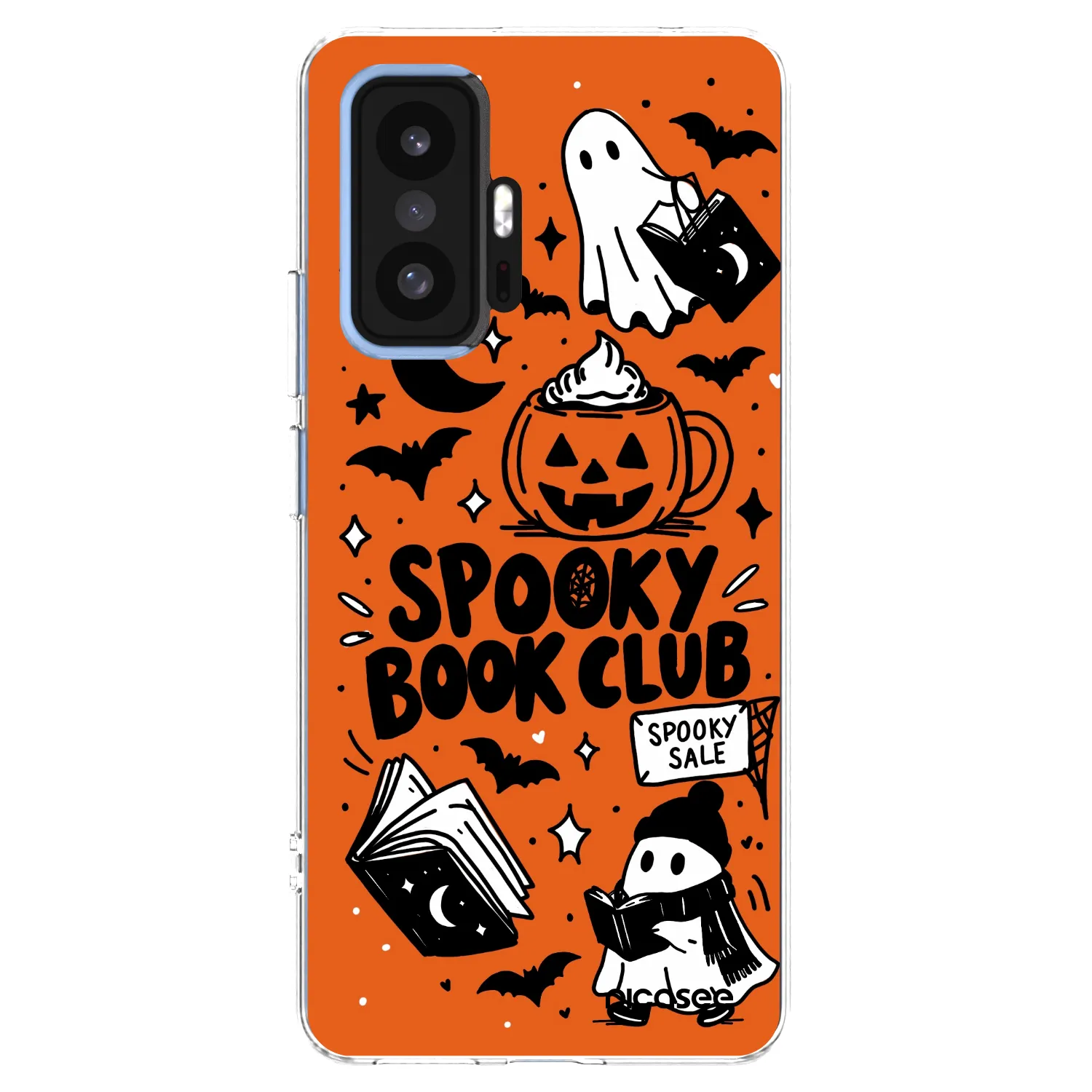 Picasee Xiaomi 11T Pro Hülle - Transparentes Silikon - Spooky book club