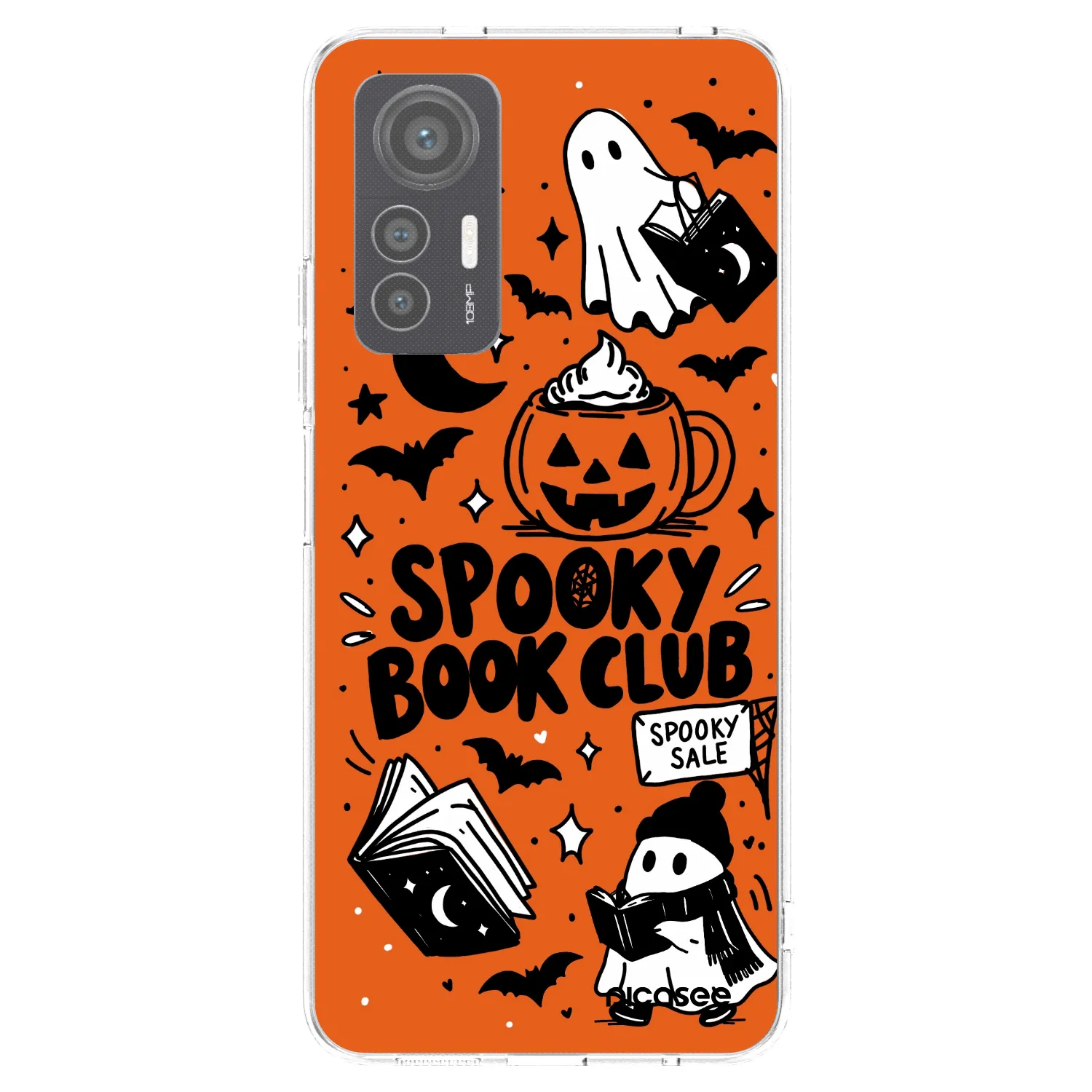 Picasee Xiaomi 12 Lite Hülle - Transparentes Silikon - Spooky book club