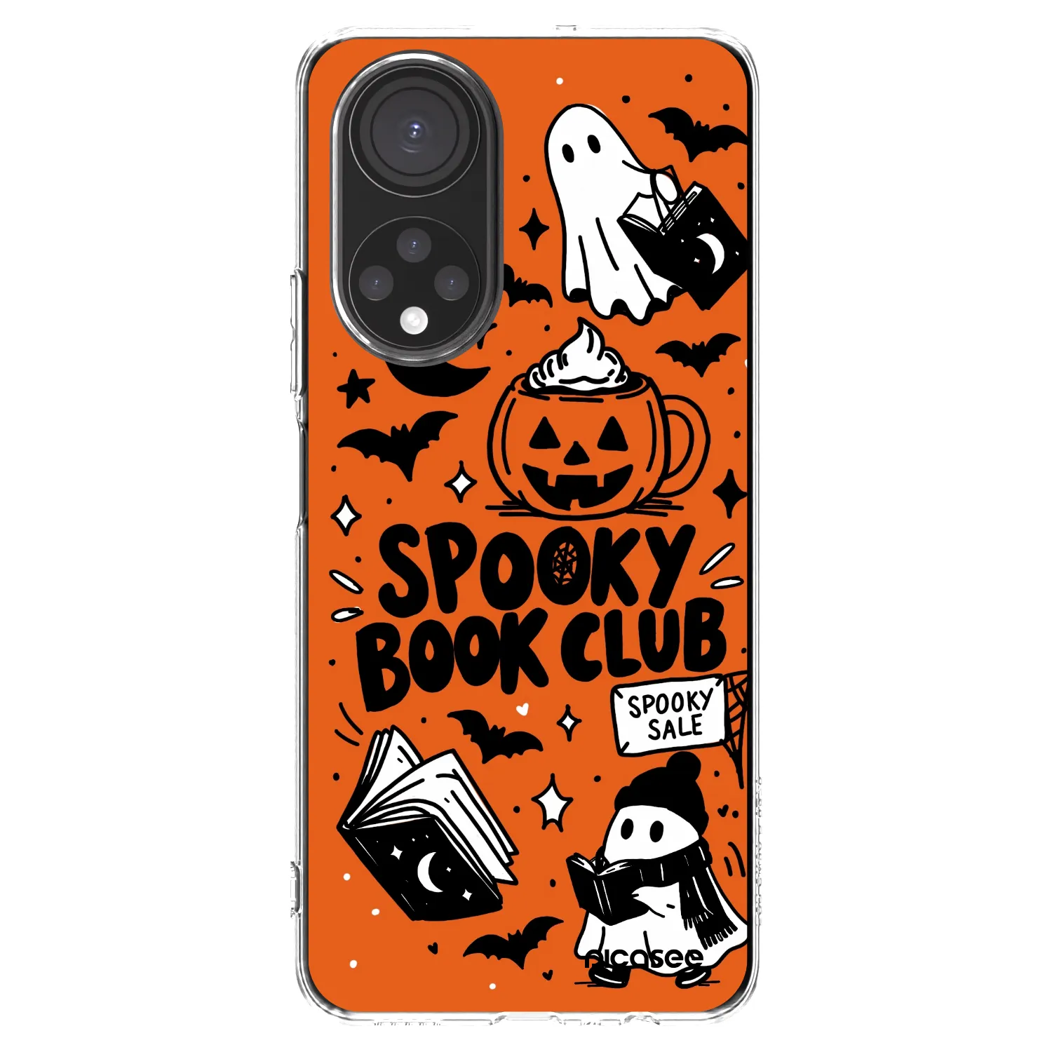 Picasee Honor X7 Hülle - Transparentes Silikon - Spooky book club