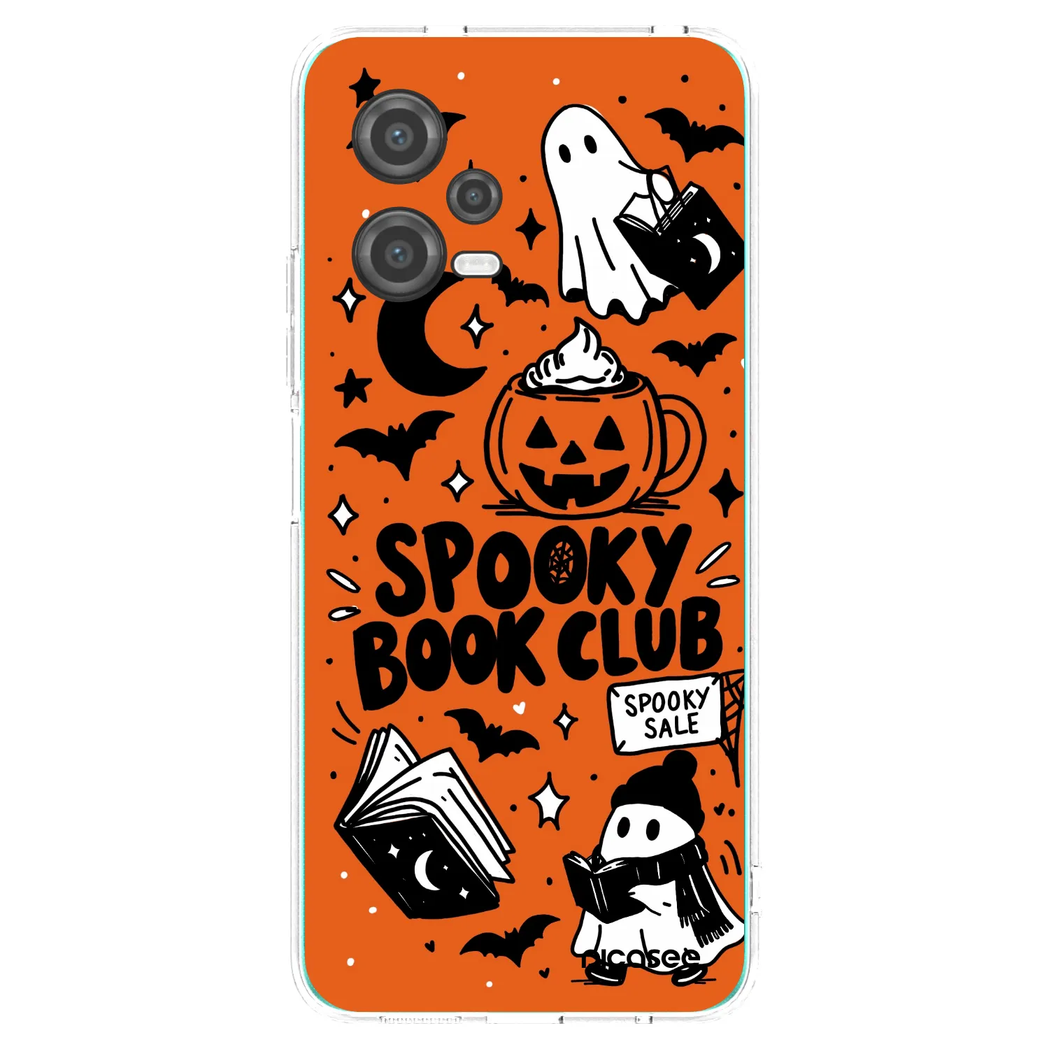 Picasee Xiaomi Poco X5 Hülle - Transparentes Silikon - Spooky book club
