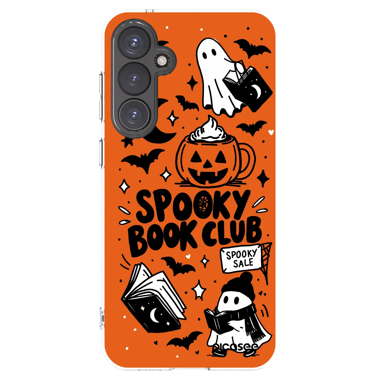 Picasee Samsung Galaxy S23 FE S711B Hülle - Transparentes Silikon - Spooky book club