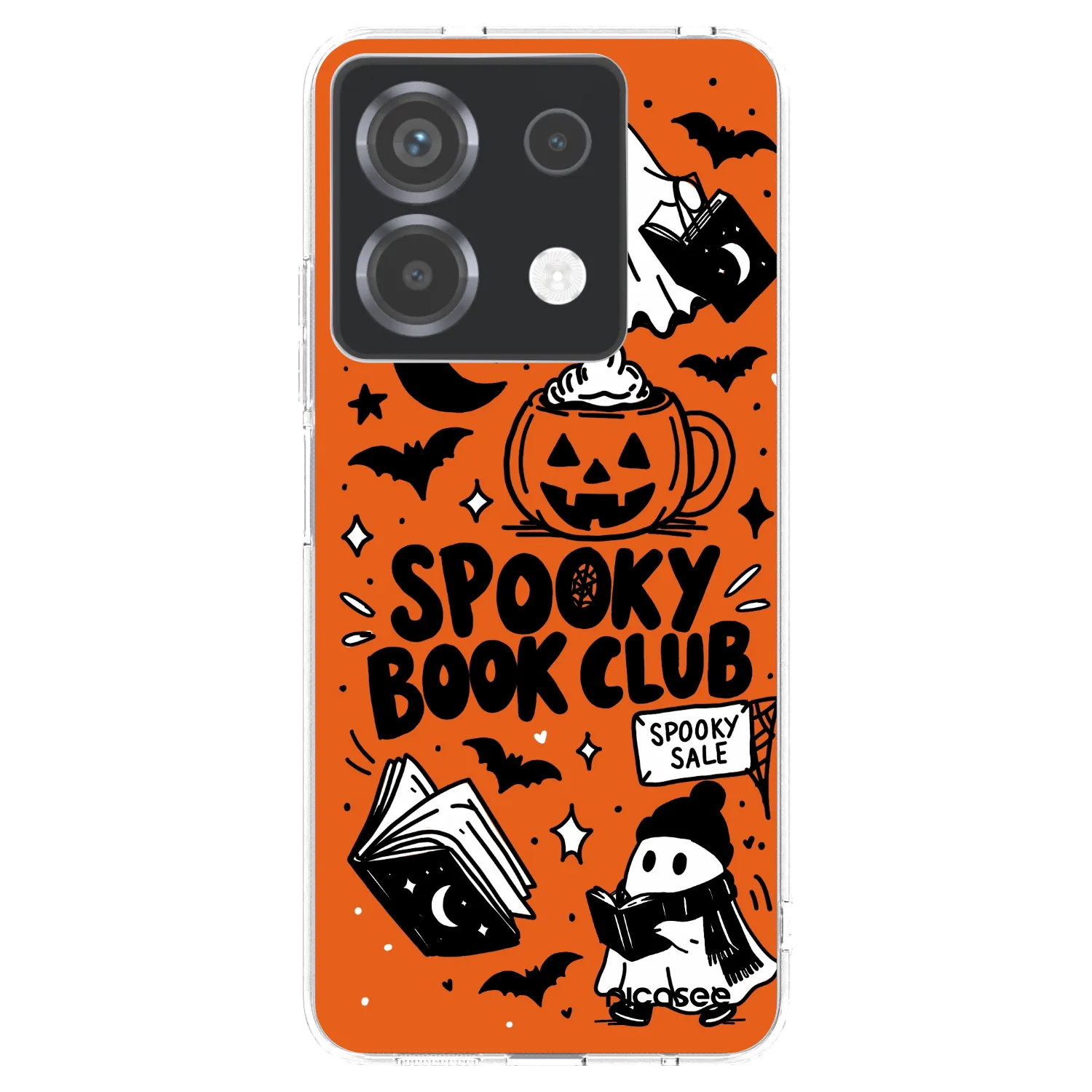Picasee Xiaomi Poco X6 Hülle - Transparentes Silikon - Spooky book club