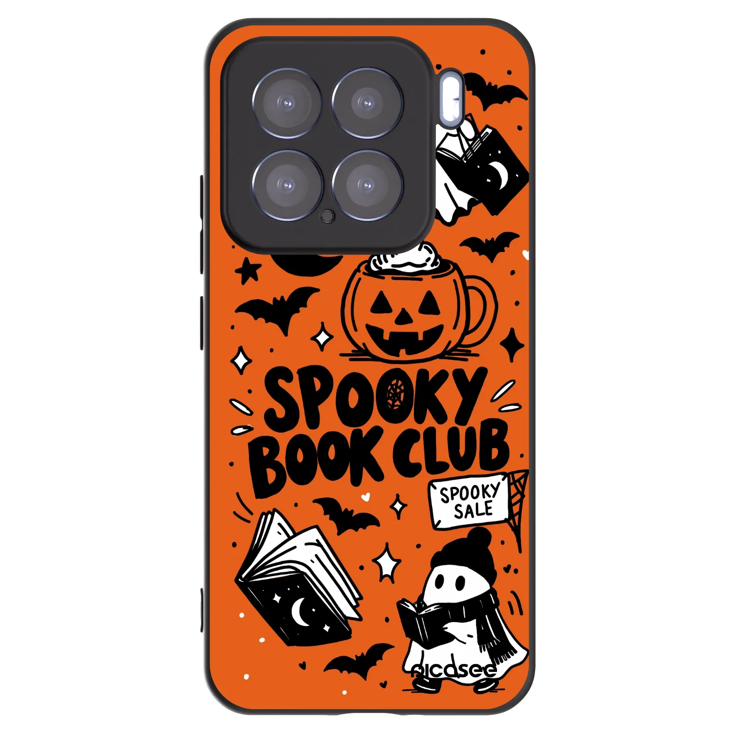 Picasee Xiaomi 15 Hülle - Schwarzes Silikon - Spooky book club