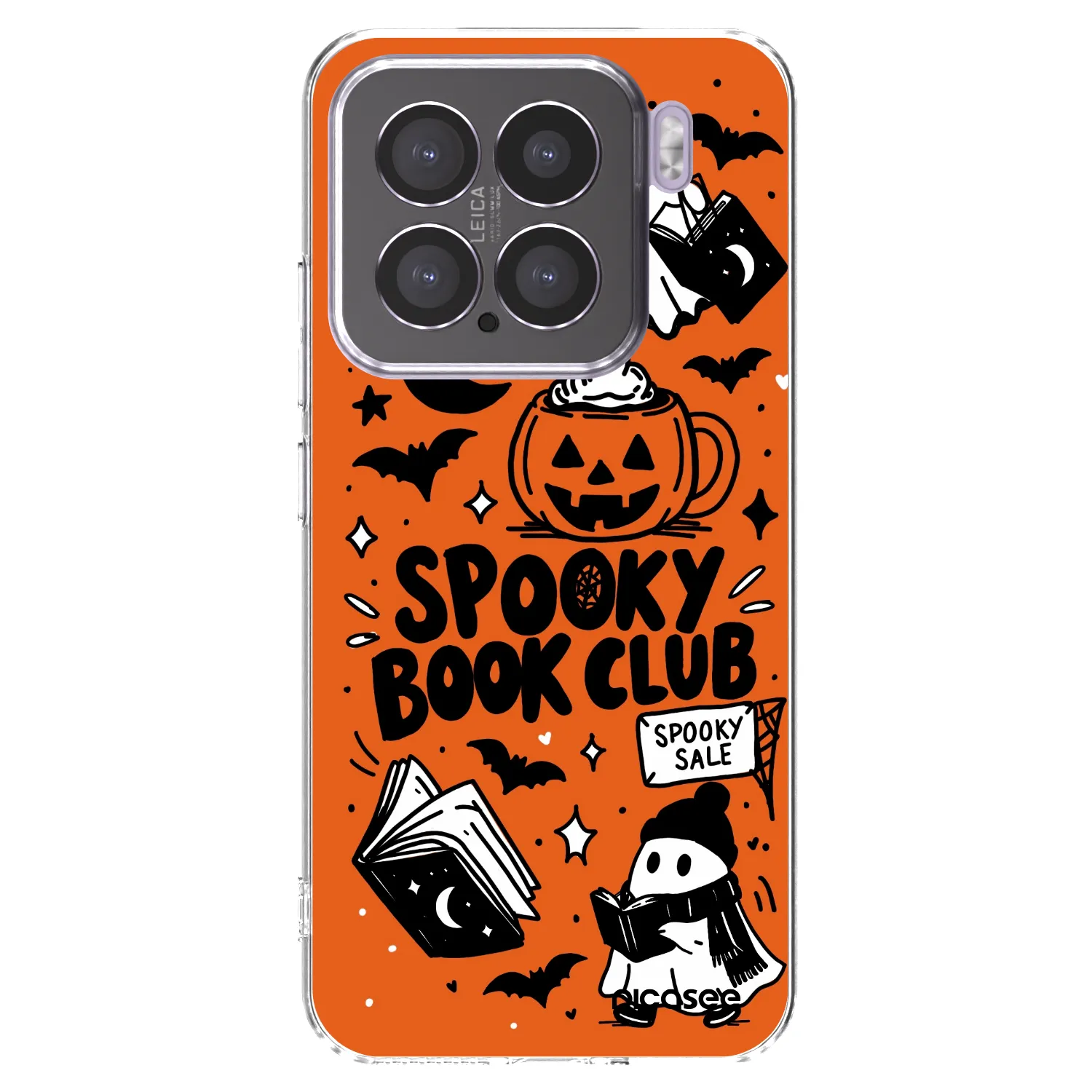 Picasee Xiaomi 15 Hülle - Transparentes Silikon - Spooky book club