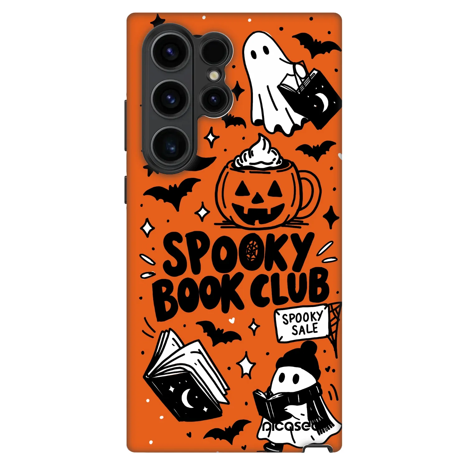 Picasee Fashion Case für Samsung Galaxy S22 Ultra 5G - Spooky book club