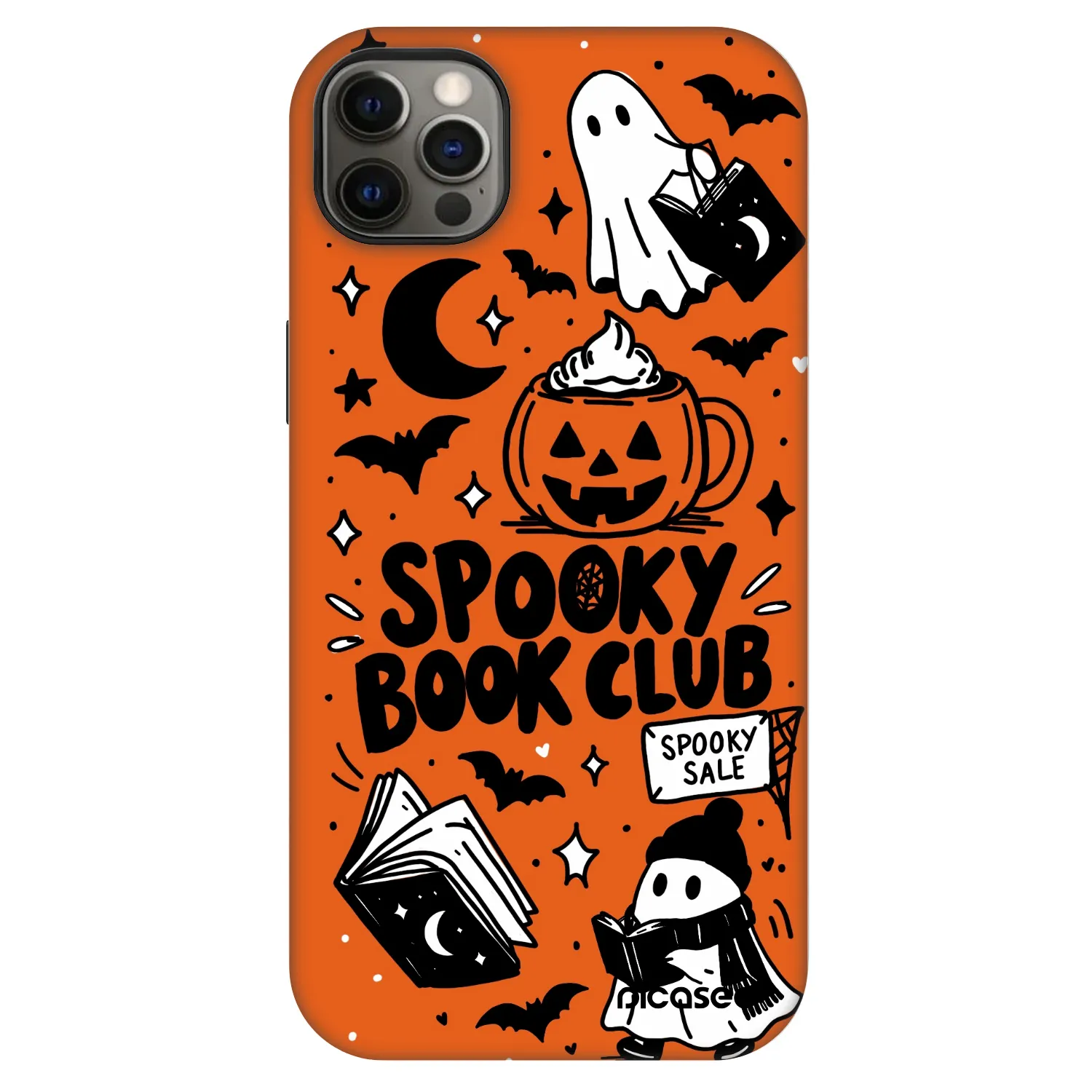 Picasee Fashion Case MagSafe für Apple iPhone 12 Pro Max - Spooky book club