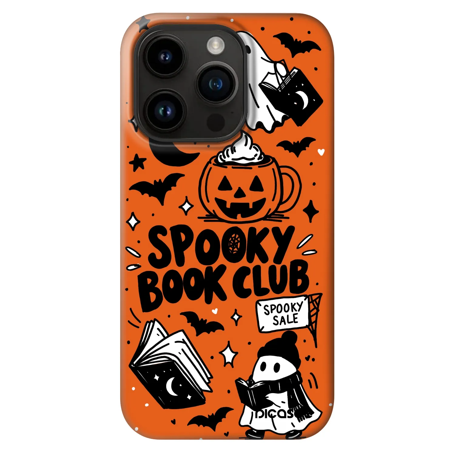 Picasee Fashion Case MagSafe für Apple iPhone 14 Pro - Spooky book club