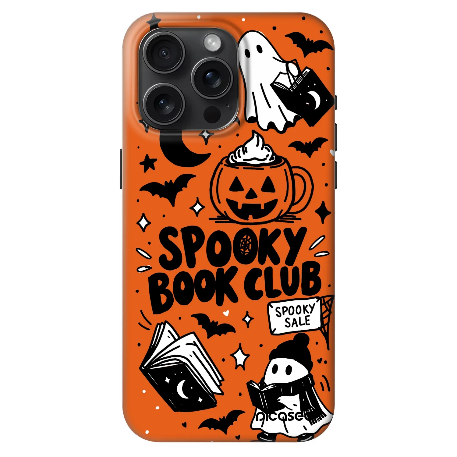 Picasee Fashion Case MagSafe für Apple iPhone 15 Pro Max - Spooky book club