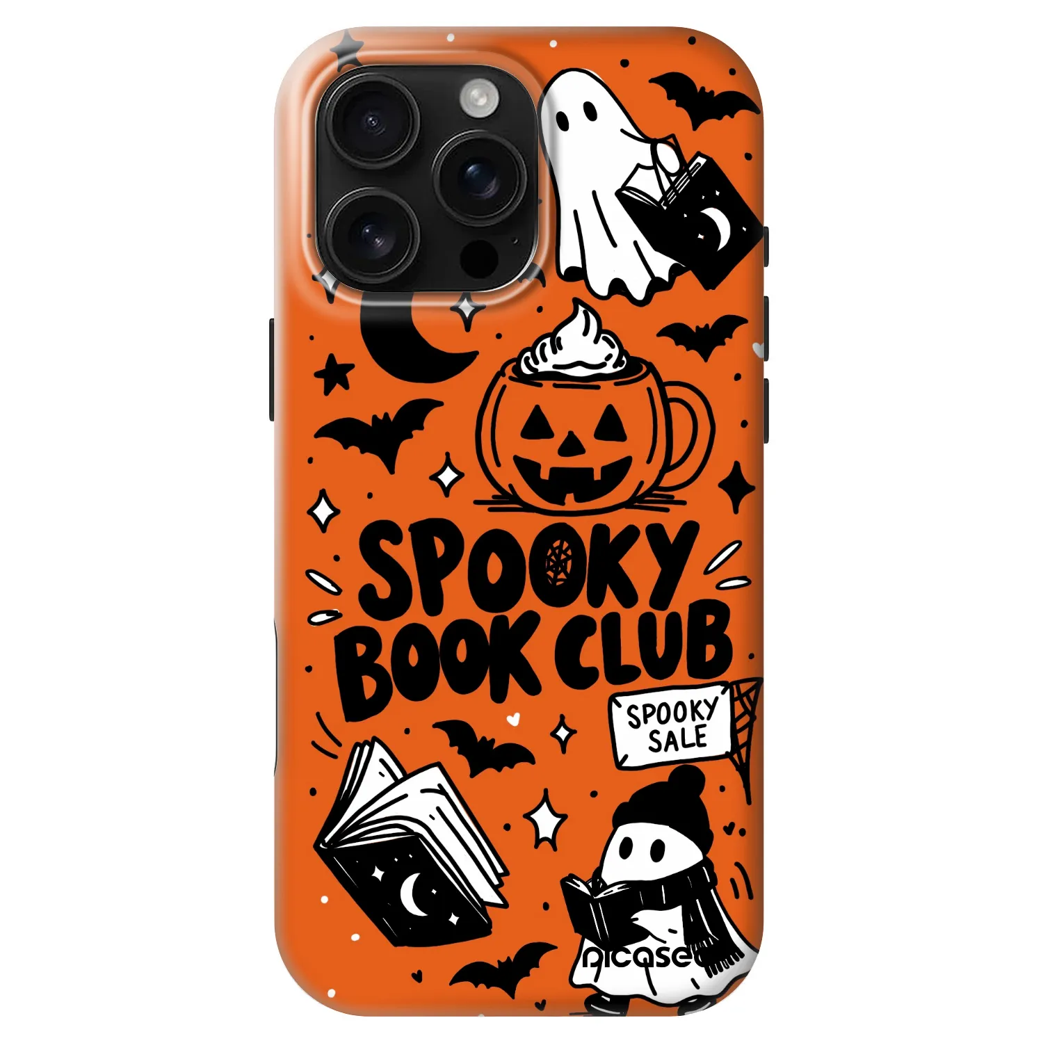 Picasee Fashion Case MagSafe für Apple iPhone 16 Pro Max - Spooky book club