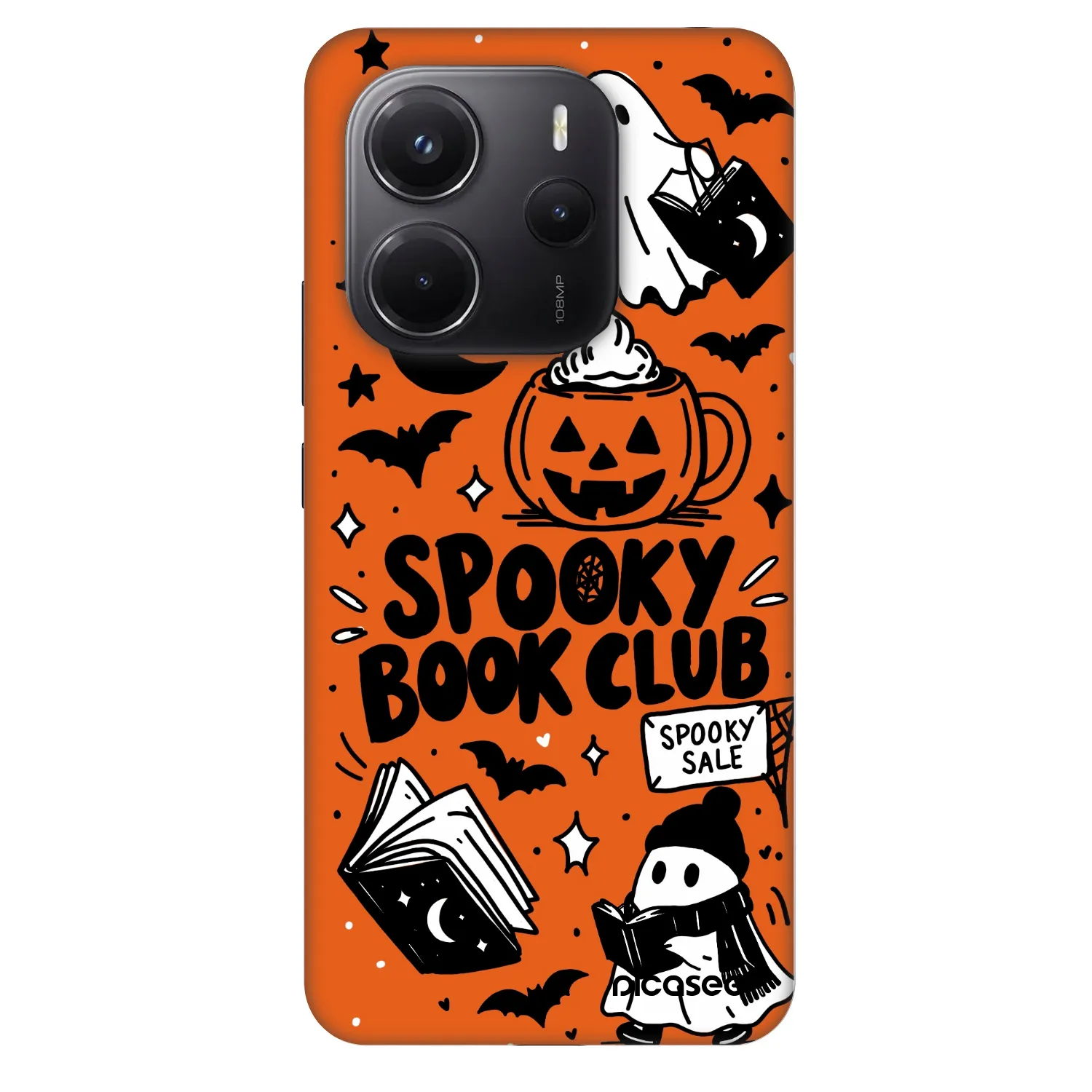 Picasee Fashion Case für Xiaomi Redmi Note 14 4G - Spooky book club