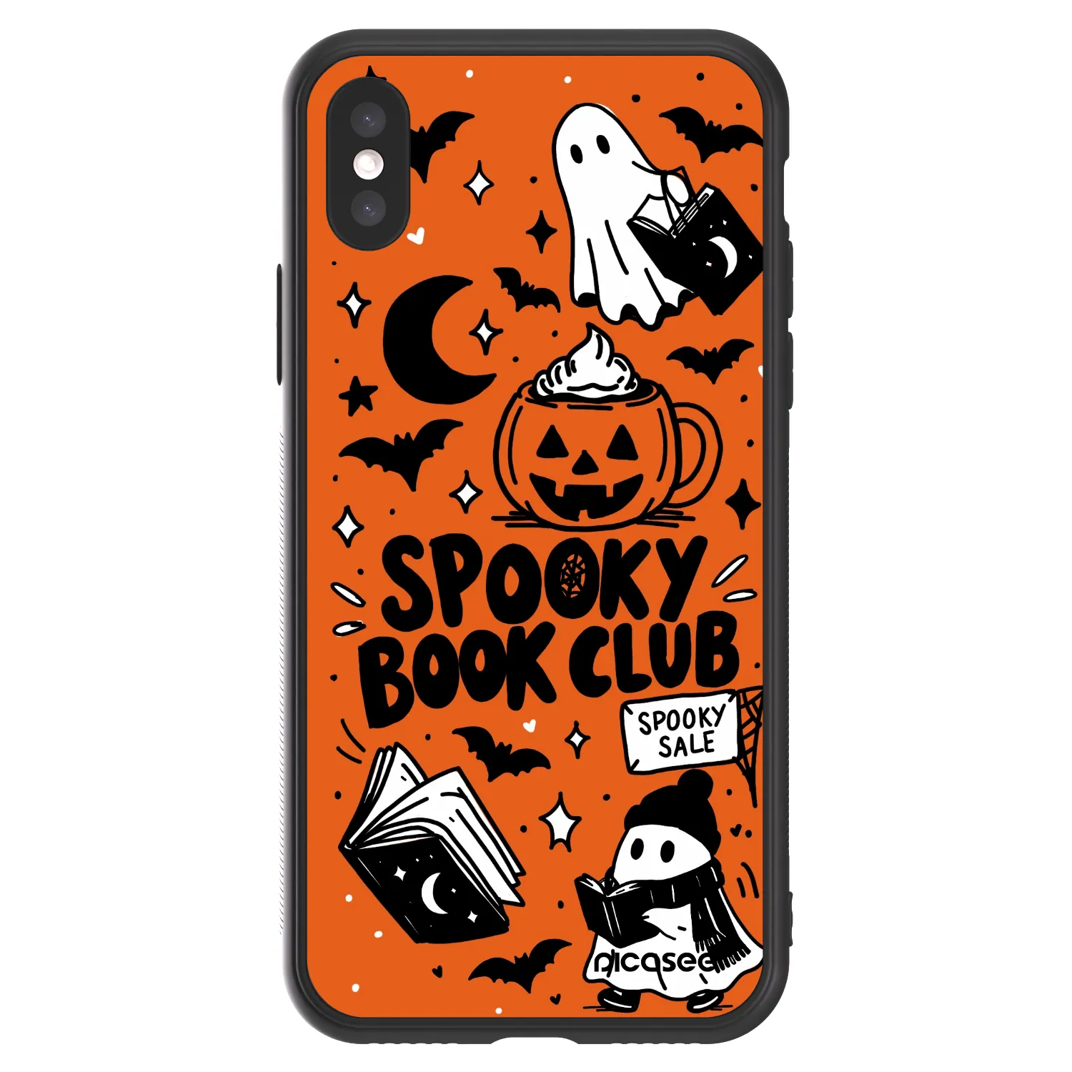 Picasee ULTIMATE CASE für Apple iPhone X/XS - Spooky book club